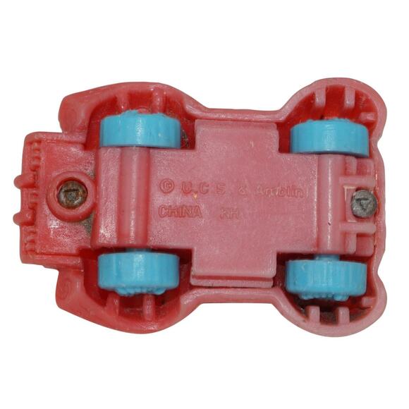 Vintage Fred In Red Car 2" Vehicle - From The Flintstones Movie Toy Vehicle 1994 - Picture 6 of 7